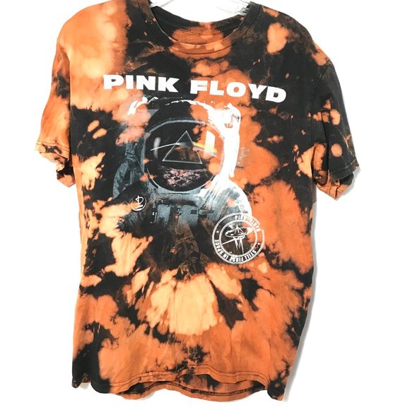 Pink Floyd Other - PINK FIOYD x Custom Acid Wash Shirt Tie Dye Medium